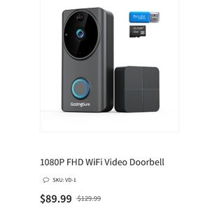 GazingSure Smart Security Doorbell